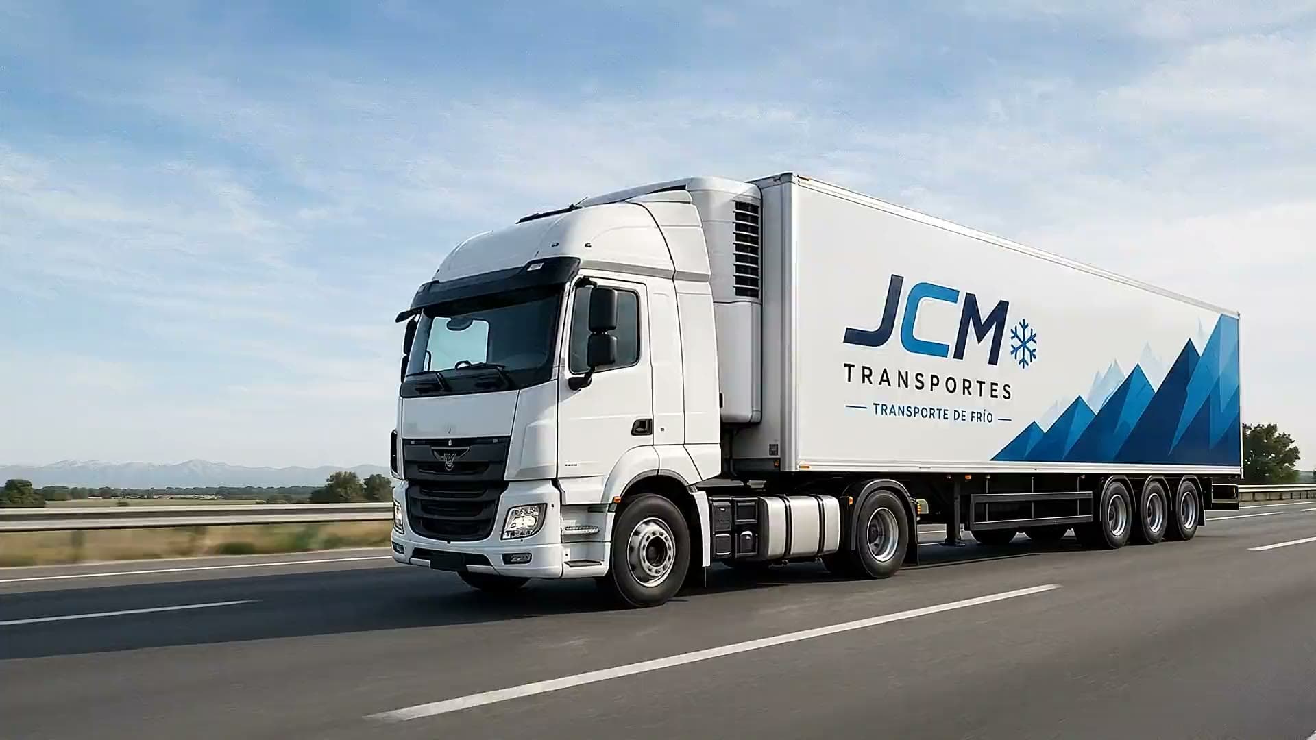 Semirremolque frigorífico de JCM Transportes en carretera